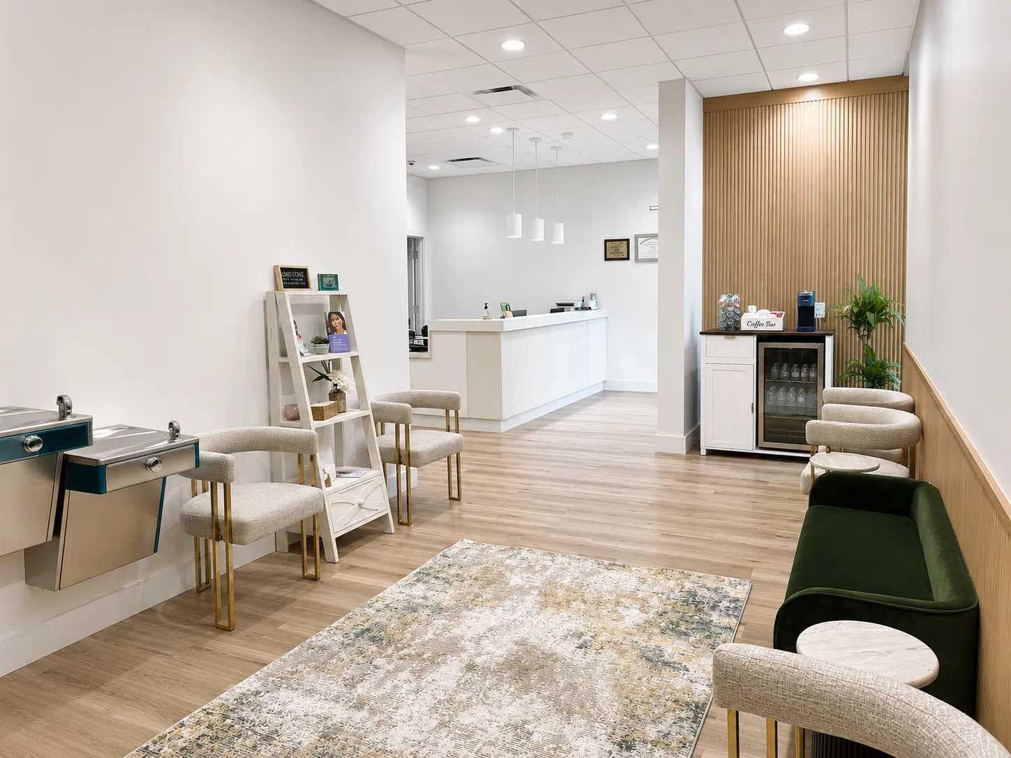 Modern, calm specialty dental office interior representing the CoreCare environment